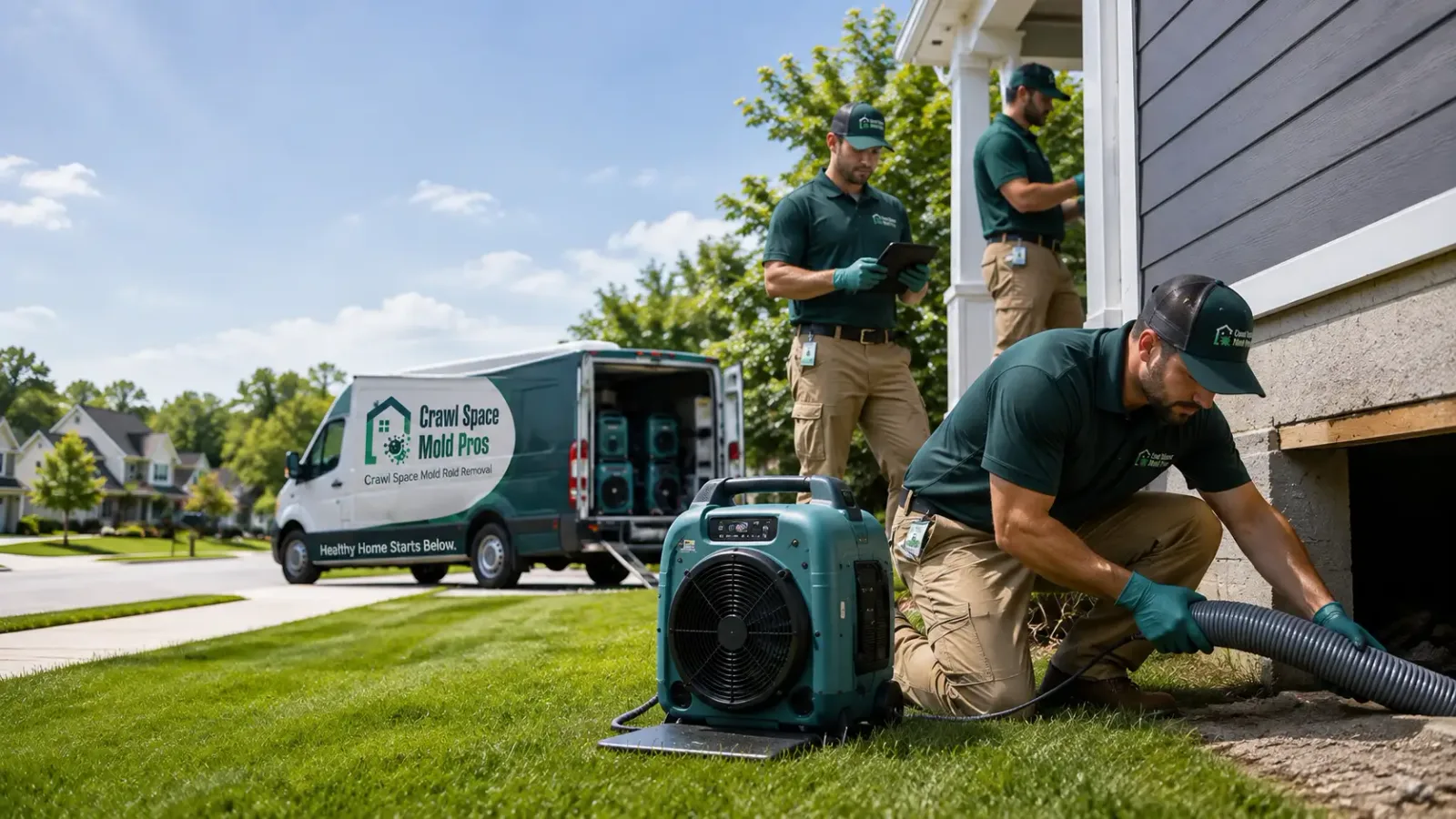 Crawl Space Mold Removal in Wells, TX